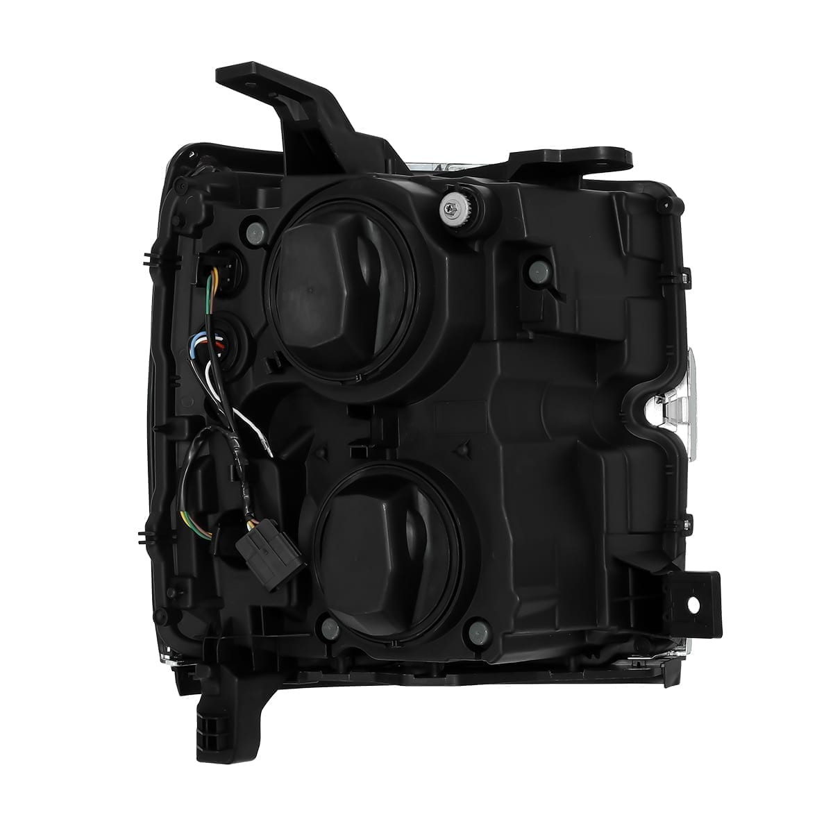 Купити Передні фари Chevrolet Silverado 2500HD 2015-2019 LED NOVA серія вуглево-чорні / чорна Grill вставка AlphaRex AHL-CL215-N-SA-LB.