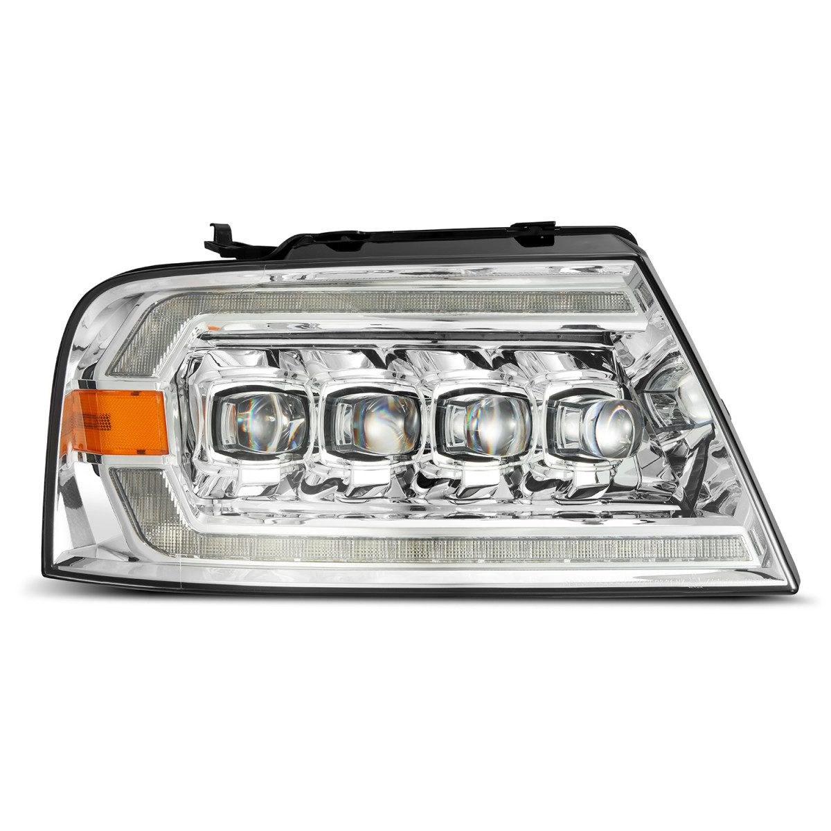 Купить Передние фары Ford F150 2004-2008 LED NOVA серия хром AlphaRex AHL-FF04-N-C