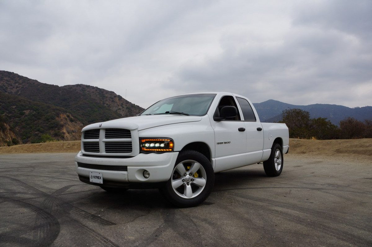 Buy Front headlights Dodge RAM 1500 Classic 2002-2005 LED NOVA CHRM CHRME ALPHARAREX AHL-DR02-N-C