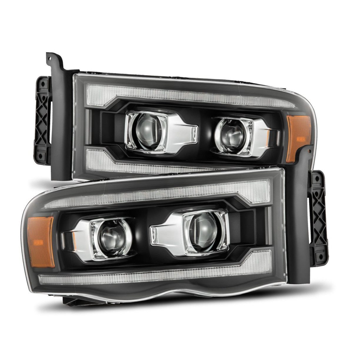 Buy Front headlights Dodge Ram 1500 Classic 2002-2005 LED LUXX BCL ALPHAREX AHL-DR02-PL-SA-B