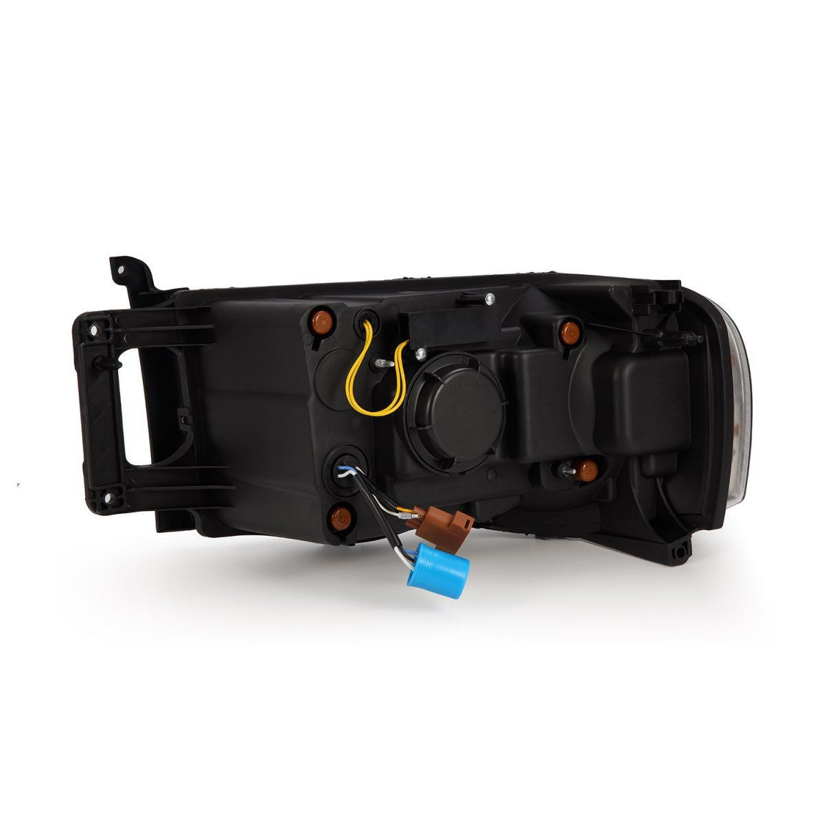 Buy Front headlights Dodge RAM 1500 Classic 2002-2005 LED LUXX series Chrome Alpharex AHL-DR02-PL-SA-C