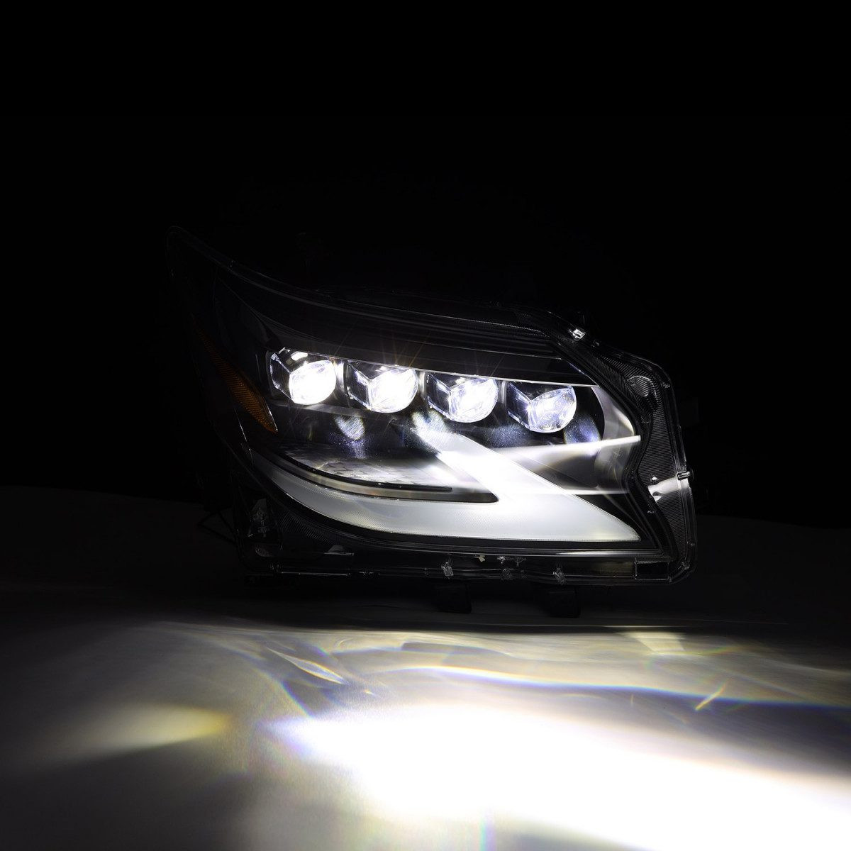 Buy Front headlights Lexus GX460 2014-2019 LED Nova Series Black Alpharex Ahl-LG14-N-B
