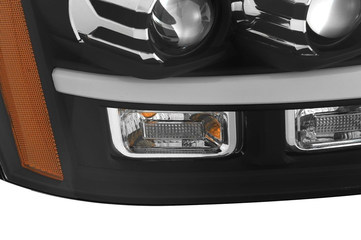 Buy Front headlights Chevy Tahoe 2007-2013 Led G2 Style Luxx Series Black Alpharex AHL-CT07-PL-SA-B