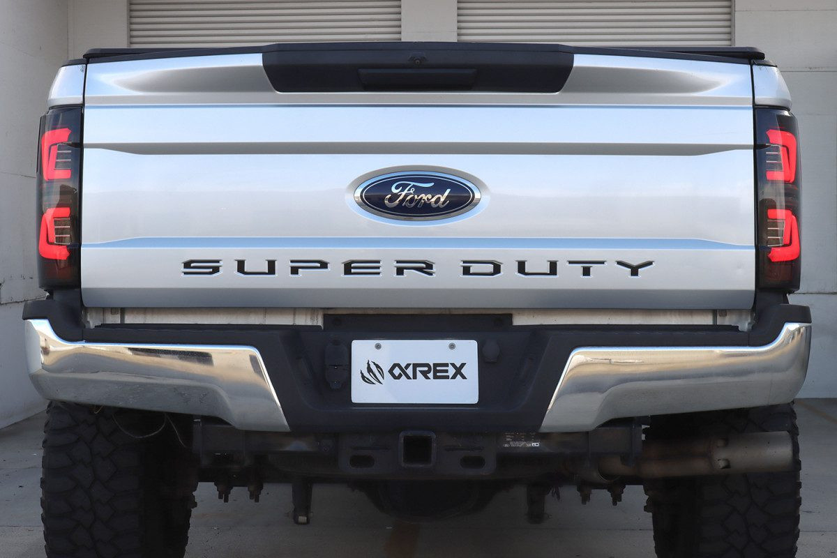 Купить Задние фары Ford Super Duty 2017-2019 LED PRO серия углево-черные AlphaRex ATL-FD17-W-LBS