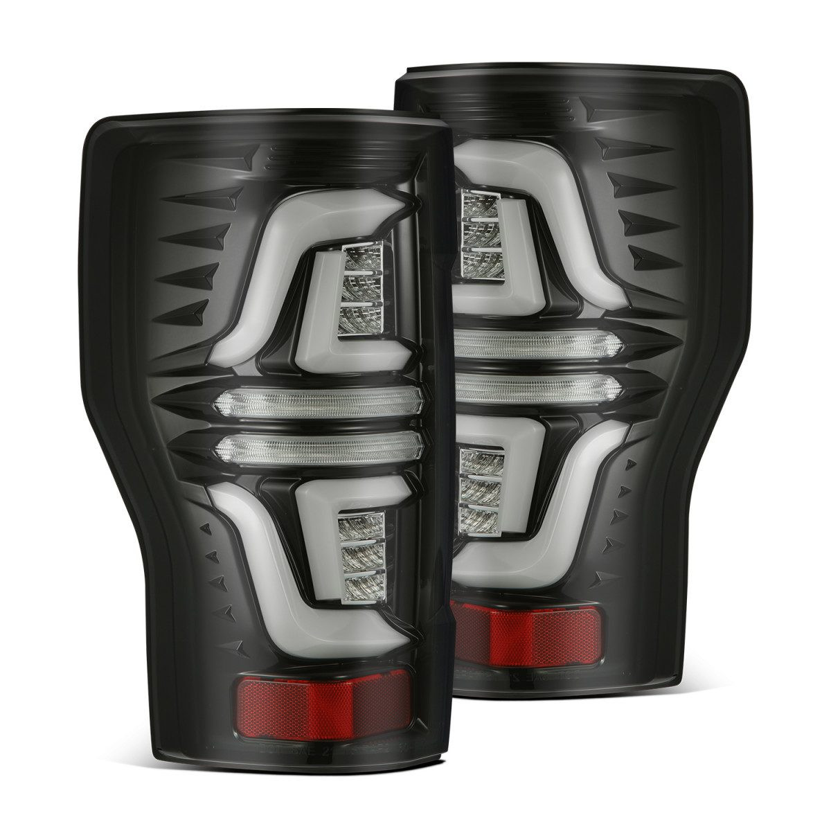 Купить Задние фары Ford Super Duty 2017-2019 LED PRO серия углево-черные AlphaRex ATL-FD17-W-LBS