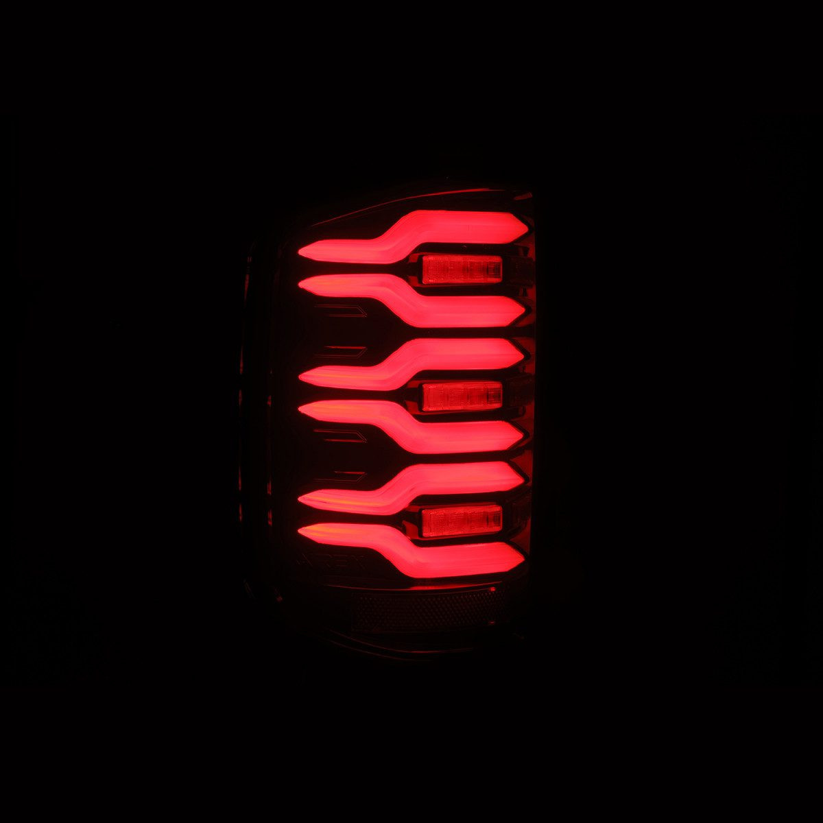 Buy Rear lights Chevrolet Silverado 2500hd 2015-2019 LED LUXX CERIA Black-red Alpharex RTL-CL14-SA-RR-LBS.