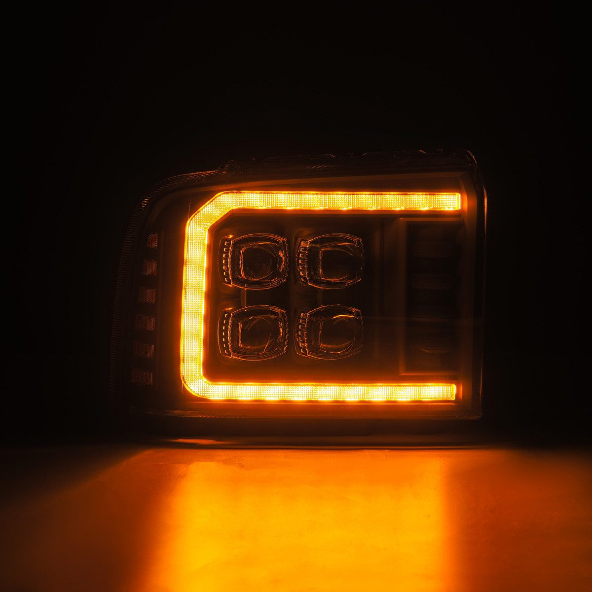 Buy Ford Ford F250 2005-2007 LED NOVA Black Alparex AHL-FD05-N-B