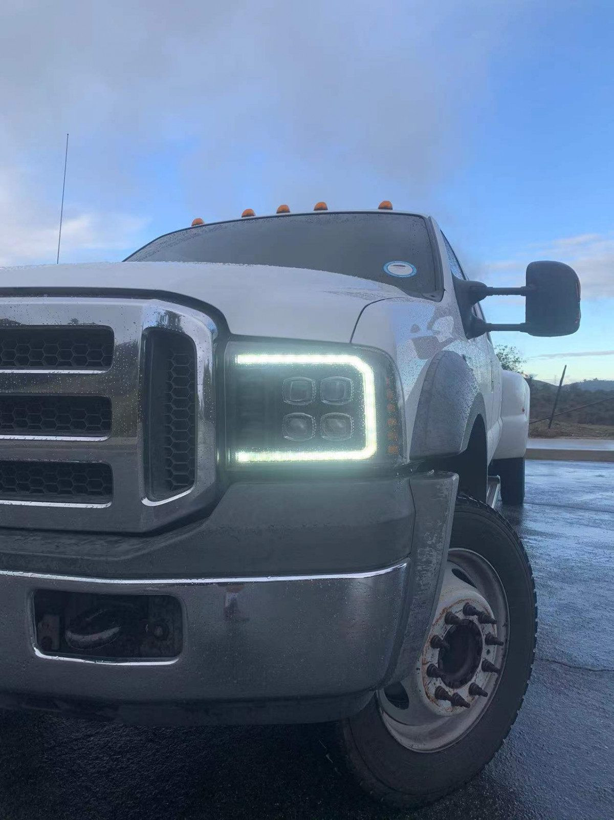 Buy Ford Ford F250 2005-2007 LED NOVA Black Alparex AHL-FD05-N-B