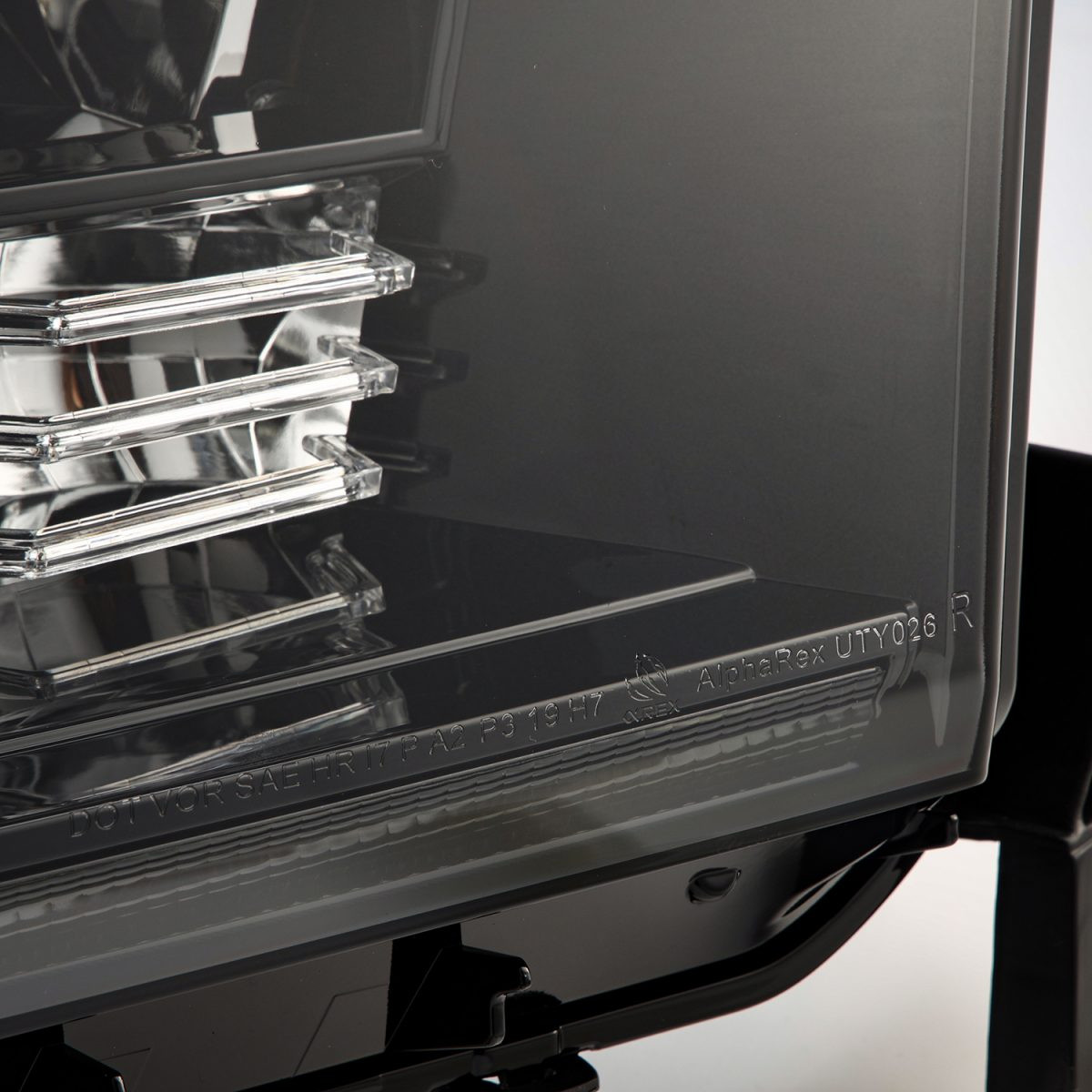 Buy Front headlights Toyota Tundra 2007-2013 LED LUXX Series Color ALPHA-BLACK ALPHAREX AHL-TUN07-G2-PL-SA-FLB