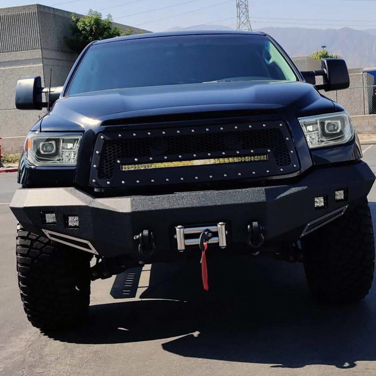 Купити Передні фари Toyota Tundra 2007-2013 LED PRO серія хром AlphaRex AHL-TUN07-G2-P-S-C