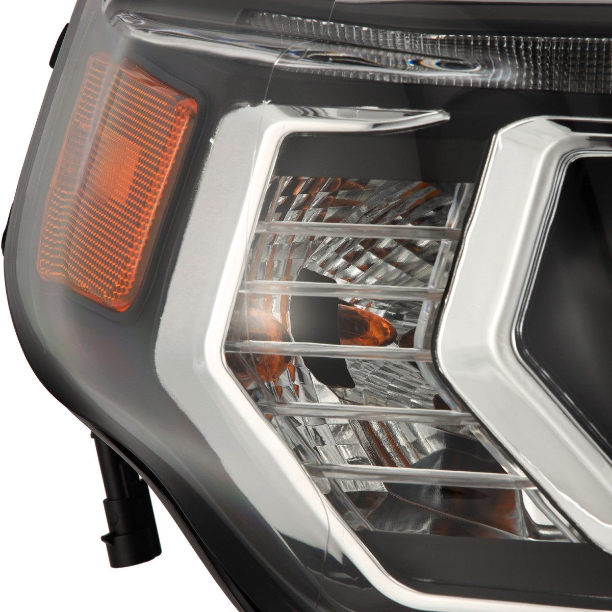 Buy Front headlights Toyota 4Runner 2014-2022 G2 Style Luxx Series Black Alpharex AHL-T414-G2-PL-SA-B