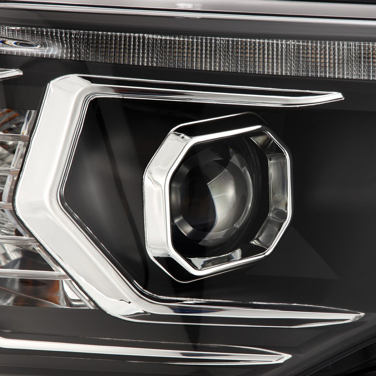 Buy Front headlights Toyota 4Runner 2014-2022 G2 Style Luxx Series Black Alpharex AHL-T414-G2-PL-SA-B