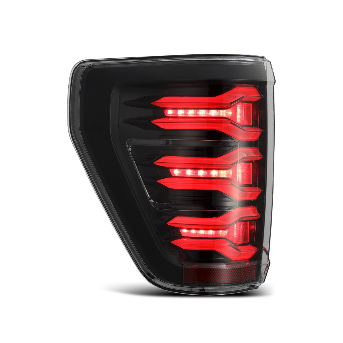 Buy Rear Ford F150 2021+ LED LUXX CERIAP COLOR ALPHA-BLACK ALPHAREX RTL-FF21-SA-YS-LB