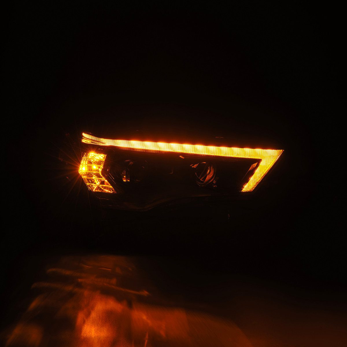 Buy Front headlights Toyota 4Runner 2014-2022 G2 Style Luxx Series ALPHA-BLACK AHL-T414-G2-PL-SA-FLB