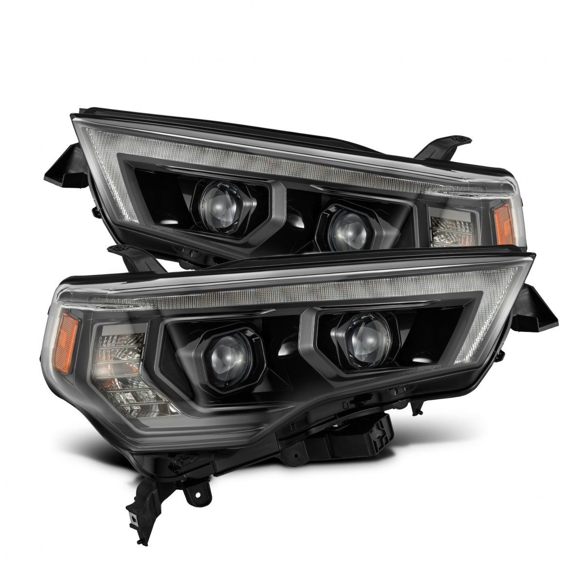 Купить Передние фары Toyota 4Runner 2014-2022 G2 Style PRO серия цвет Alpha-Black AlphaRex AHL-T414-G2-P-S-FLB
