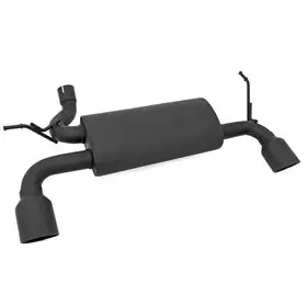 Купить Black exhaust dual-outlet pipe system OFD - Jeep Wrangler JK 07-18