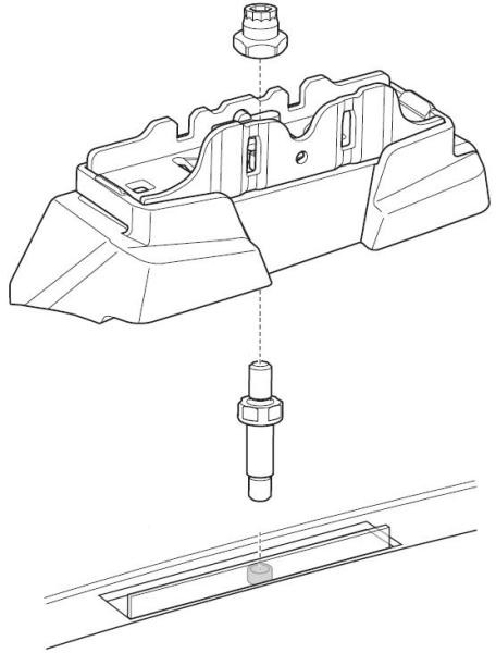 Купить Монтажный комплект Thule 7121 для BMW 6-series (G32)(Gran Turismo) 2017→ (TH 187121)
