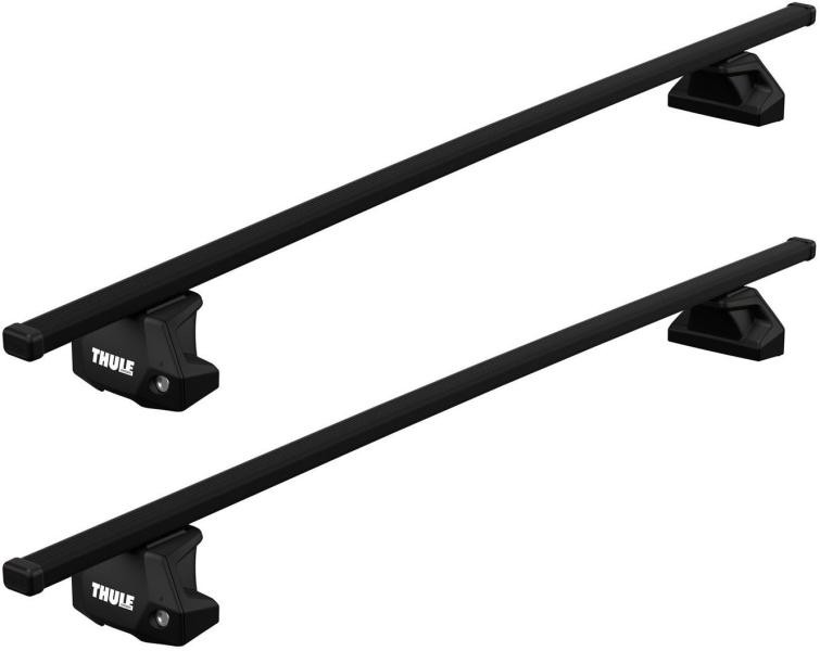Купить Багажник в штатные места Thule Squarebar Evo для Mazda 5 (mkII-mkIII) 2004-2018 / Biante (mkI) 2008-2018; Nissan Lafesta (mkII) 2011-2018 (TH 7122-7107-7141)