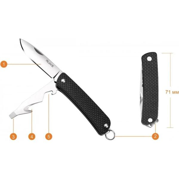 Buy Multifunctional knife Ruike Criterion Collection S21 Black