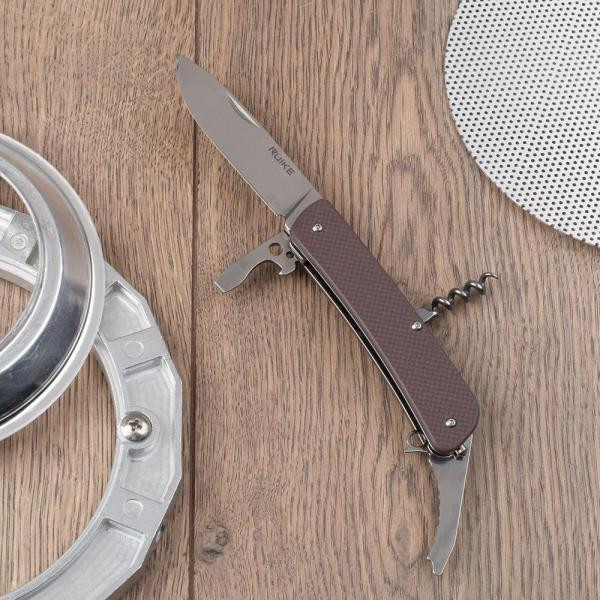 Buy Multifunctional knife Ruike Criterion Collection L21 brown