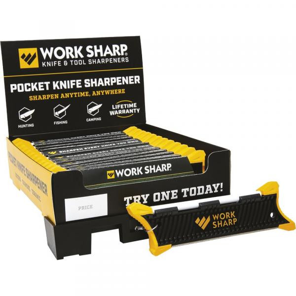 Buy Work Sharp Pocket Knife Sharpener 12 Pack & 1 Displays WSGPS-12