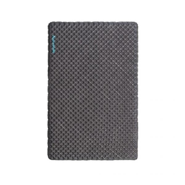 Buy Mattress inflatable double double Naturehike cnh222dz018, with a bag for inflating, rectangular black 196 cm