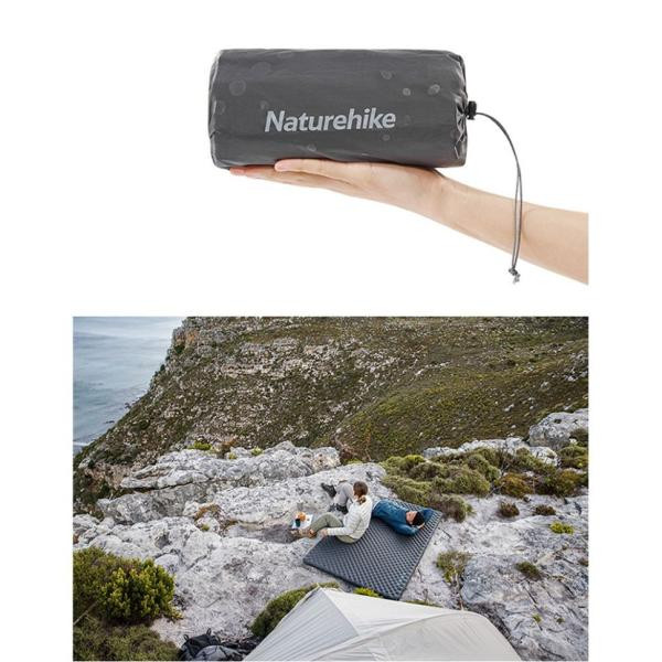 Buy Mattress inflatable out -light Naturehike cnh222dz018, with a bag for inflating, rectangular green 196 cm