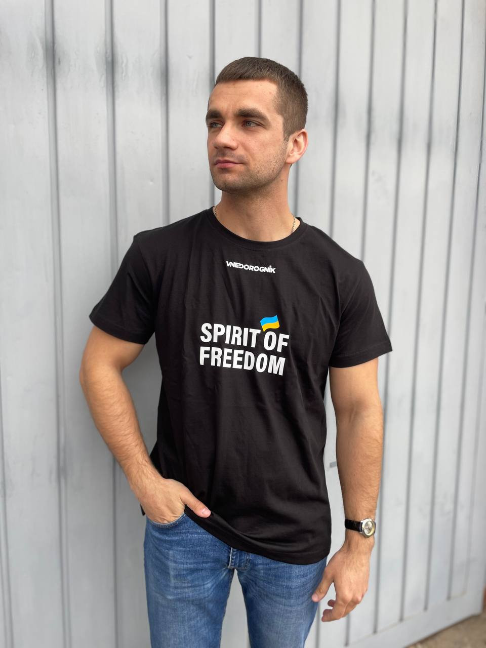 Купити Футболка Spirit of Freedom чорна