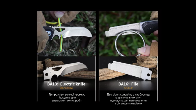 Купити Ніж складаний Roxon S502U, чорний