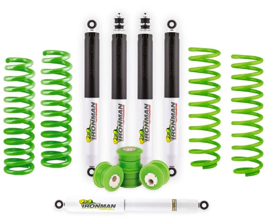 Купить Комплект подвески Ironman +50 мм / 100-400 кг на Suzuki Jimny 2019+ (Nitro Gas)