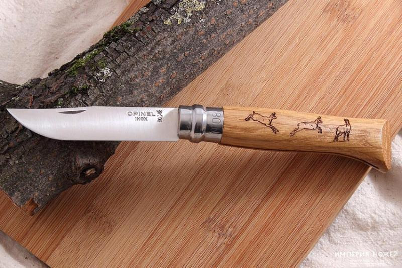 Купити Ніж Opinel №8 VRI Chamois Серна, дуб (002336)
