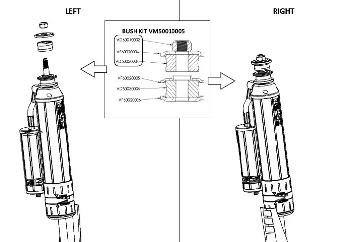 Buy Upper sleeve pucks on BP51 VM50010005SP shock absorber