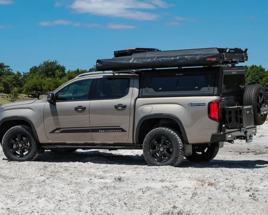 Купить Кунг Alu-Cab CONTOUR для VW Amarok 2023+ черный с боковыми окнами