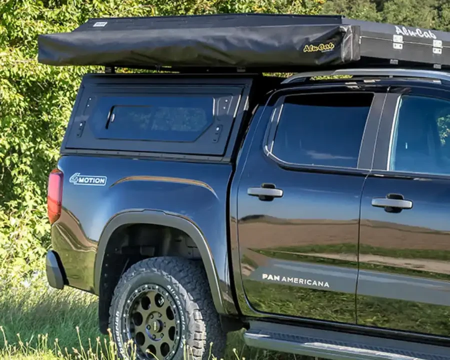 Купить Кунг Alu-Cab CONTOUR для VW Amarok 2023+ черный с боковыми окнами