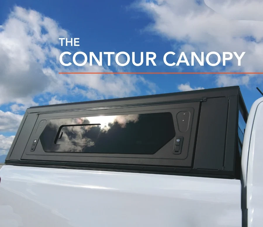 Buy Kung ALU-CAB CONTUR for Ford Ranger 2023+ Black with Side Windows