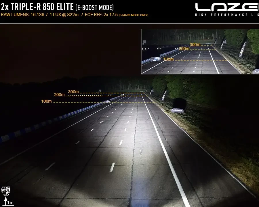 Купить Комплект оптики для Ford Ranger 2023+ в решетку радиатора - LAZER GK-FR-04K