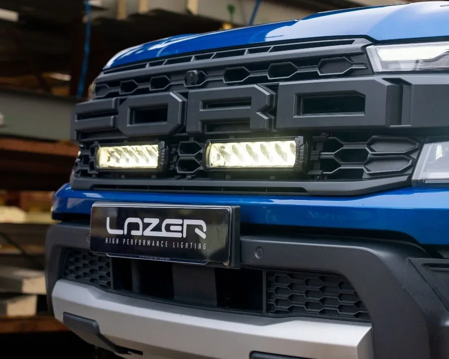Купить Комплект оптики для Ford Ranger 2023+ в решетку радиатора - LAZER GK-RAP-02K