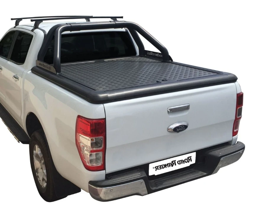 Купити Кришка для Ford Ranger DC (15-23) алюмінієва чорна від Road Ranger EVO330B