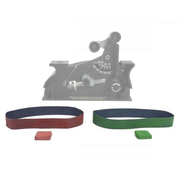 Buy Work Sharp 2 Fabric Belt for Wskts-KO+Green Paste "Chromium Oxide"+Red Paste "Ferric Oxide"