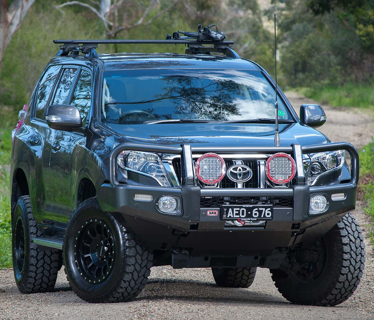 Buy Front power bumper Summit for Toyota Prado 150 2013+ Arb 3421830