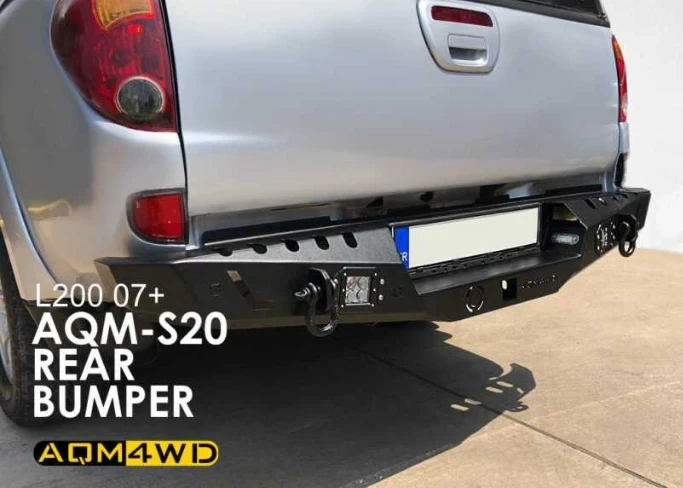 Купити Задній бампер для Mitsubishi L200 2007+ AQM-S20