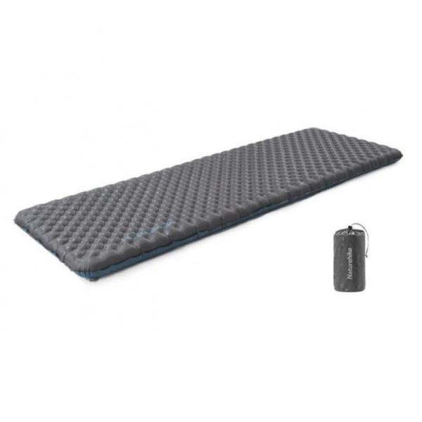 Buy Mattress inflatable over -light Naturehike cnh222dz018, with a bag for inflating, rectangular black 183 cm