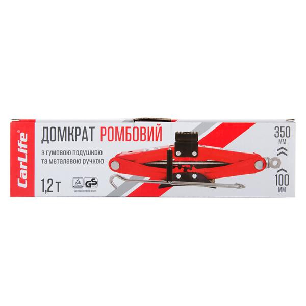 Buy Jack rhombus carlife 1.2t 100-350mm with a rubber pillow SJ228