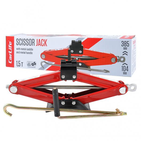 Buy Jack rhombus carlife 1.5t 104-385mm with a metal pillow SJ225