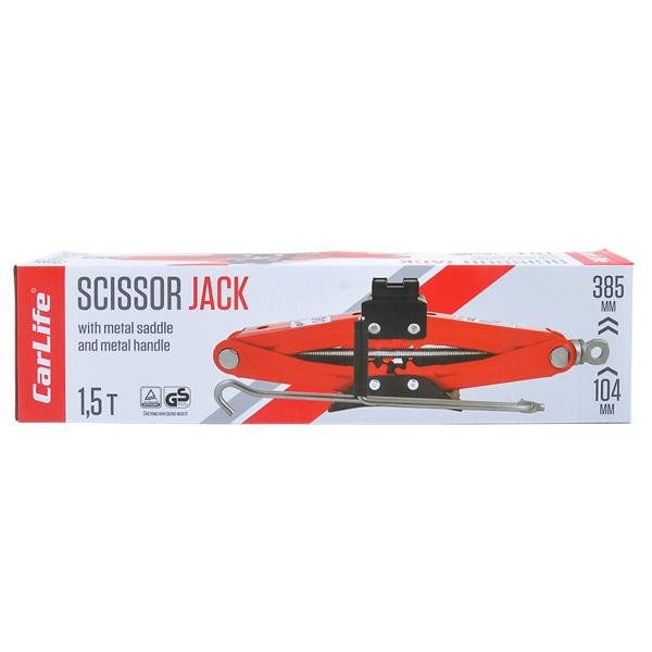 Buy Jack rhombus carlife 1.5t 104-385mm with a metal pillow SJ225
