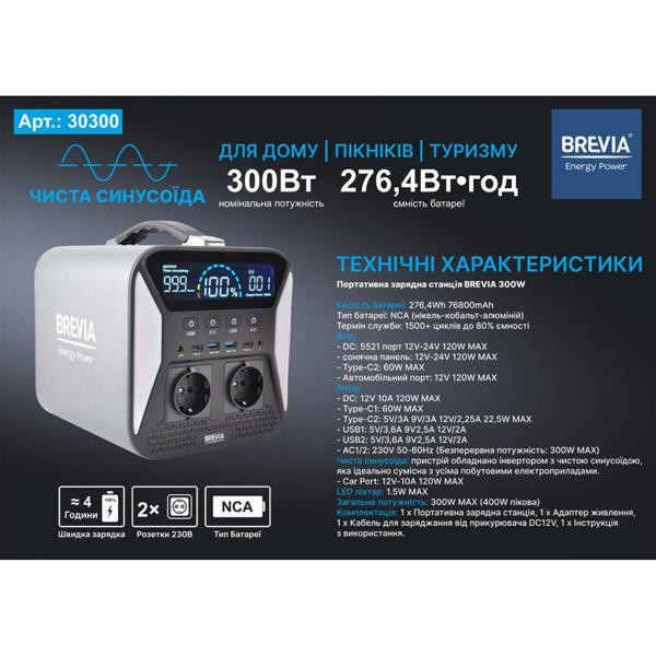 Buy Brevia 300W NCA Charging Station