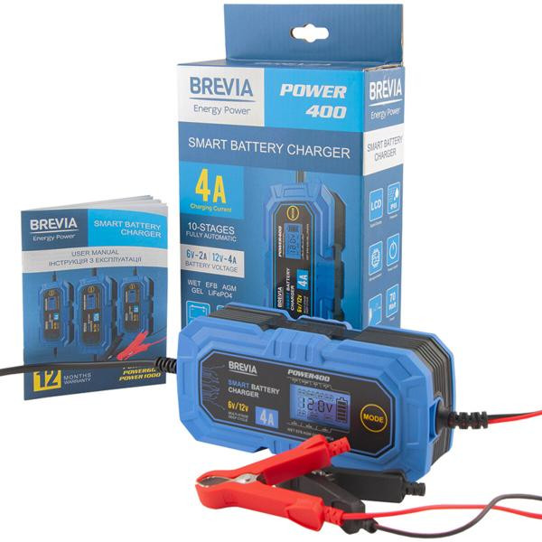 Buy Brevia Power400 6V/12V, 4A charger