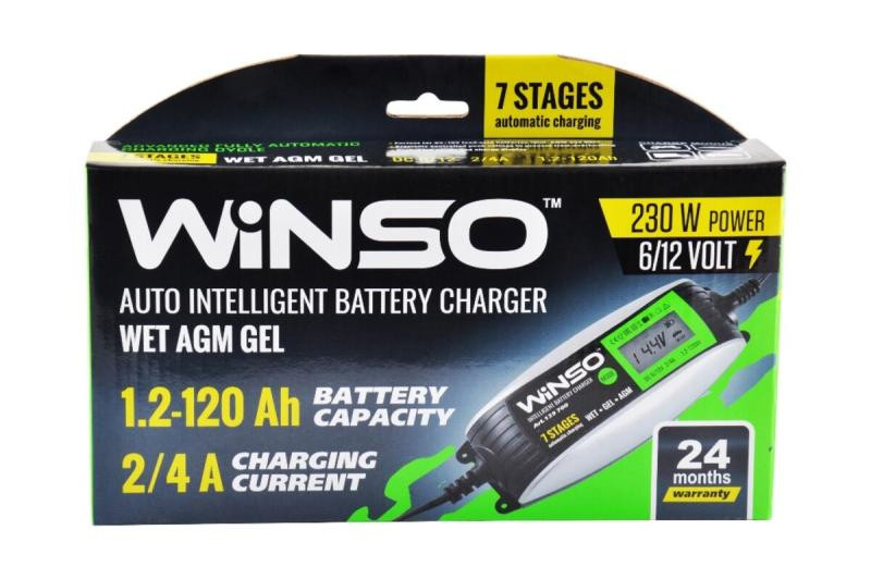 Buy WINSO 6/12V, 4A battery charger