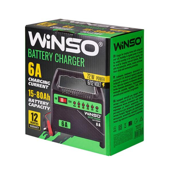 Купить Зарядное устройство АКБ Winso 6/12V, 6A