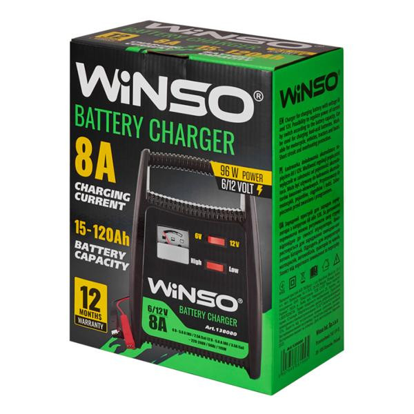 Купить Зарядное устройство АКБ Winso 6/12V, 8A